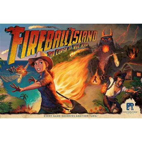 Fireball Island The Curse of Vul-Kar Board Game | JR Toy Company