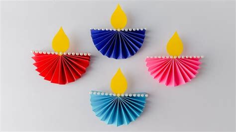 Paper Diya | Diya Decoration | Diya Making With Paper | Diwali Decoration | Diya Dec… in 2023 ...