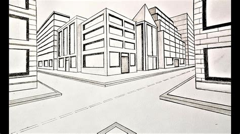 2 Point Perspective City, 2 Point Perspective Drawing, Perspective Art, Copic Marker Art, Marker ...