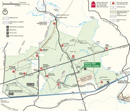 Manassas National Battlefield Park Map by US National Park Service | Avenza Maps