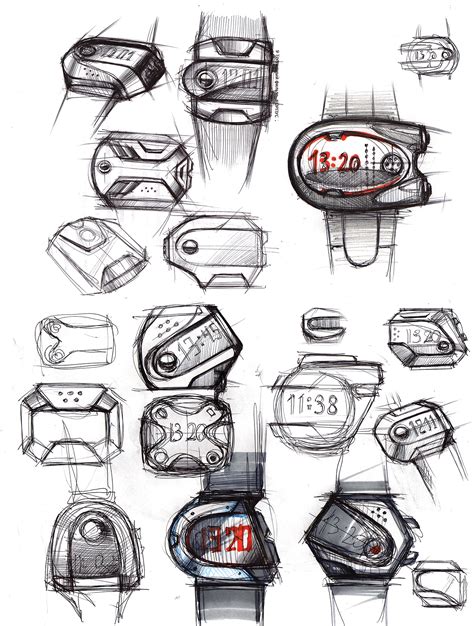 Industrial Design Products Sketches