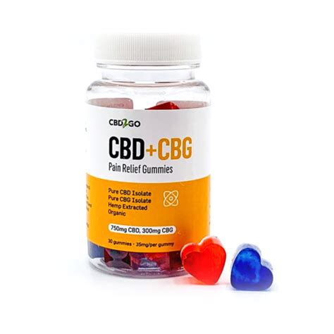 CBD+CBG Pain Relief Gummies - CBD2GO