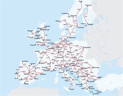 Rail Europe Train Maps