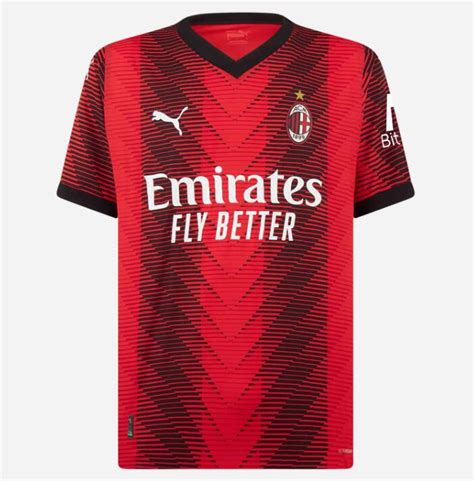 AC Milan Authentic Home Soccer Jerseys 2023/24 | AC Milan | Benz7 - Best Discount Soccer Jerseys ...