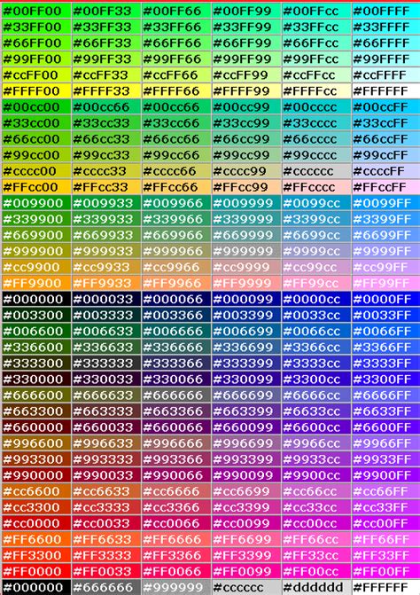 Hexadecimal Colors - Hex Color Generator