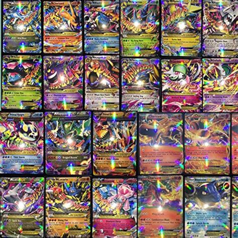 Bargain hunters 100pcs Pokemon Ex Cards 80 EX Ordinary Card + 20 MEGA Strongest Card ...