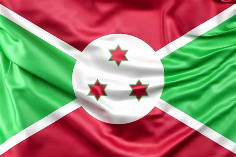 Free Photo | Flag of burundi