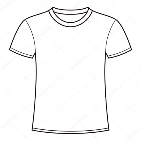 Blank t-shirt template Stock Vector by ©nikolae 11342152