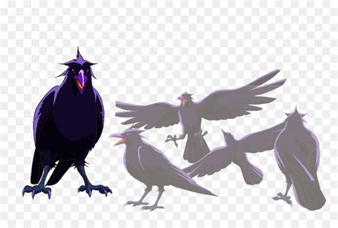 Anime Crow Png - Anime Crow, Transparent Png - vhv