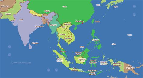 Time Zone Map Asia – Map Vector