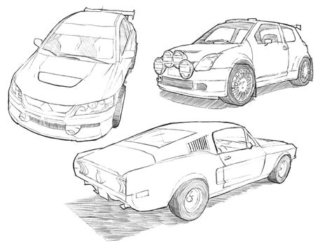 Car Drawing Techniques :: Behance