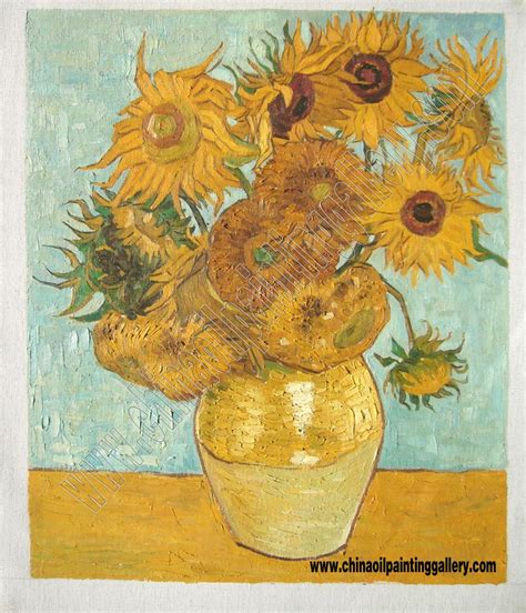 Museum quality Oil painting reproductions of Sunflowers by Vincent van Gogh