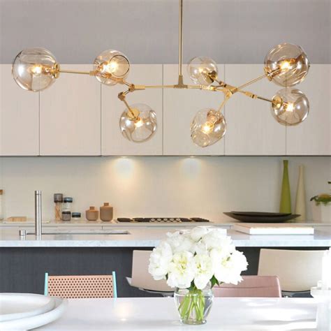 Crystal Chandelier Lighting Modern Ceiling Lights Kitchen Pendant Light Bar Lamp 80cm | eBay