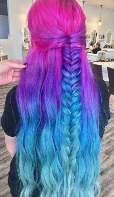 Pink purple blue hair | Blue ombre hair, Blue and pink hair, Dyed hair inspiration