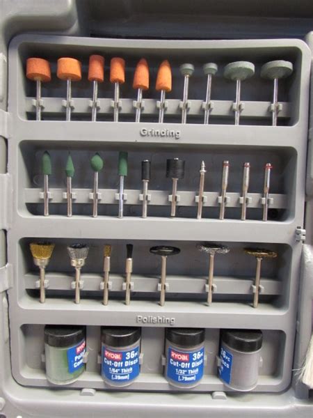 Lot Detail - RYOBI ROTARY TOOL KIT IN EXCELLENT CONDITION