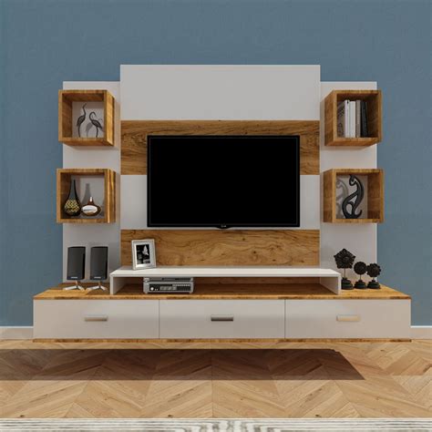 Wall Mounted Tv Unit Design For Living Room | www.myfamilyliving.com