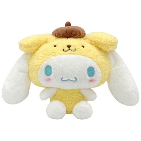 Japan Sanrio - Cinnamoroll x Pompompurin Costume Plush Toy (20th Collection) Cool Keychains ...