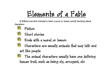 Folktales, Fairy Tales, and Fables: Elements by McLaren Marvels