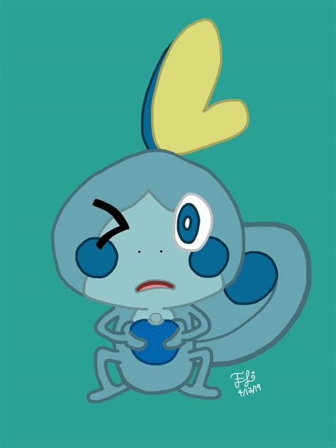 Pokemon Sword and Shield: Sobble by EmilSteilsson8 on DeviantArt