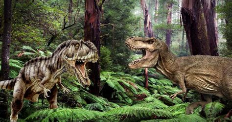 Dinosaurs T Rex Vs Giganotosaurus