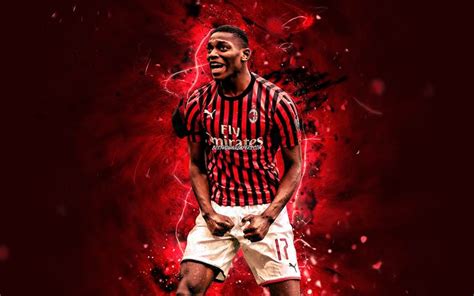 Download wallpapers Rafael Leao, 2020, AC Milan, Portuguese footballers, soccer, Serie A, Paolo ...