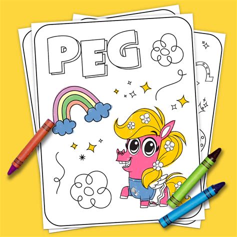 Peg Cat Coloring Pages