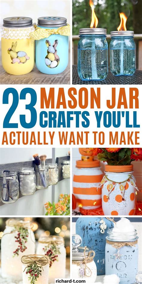 23 Easy DIY Mason Jar Crafts That Look Spectacular | Easy mason jar crafts, Mason jar crafts diy ...