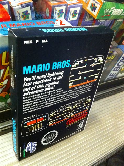 NES Mario Bros. Arcade Classics BoxBox My Games! Reproduction game boxes