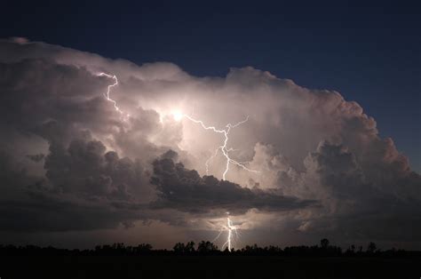 Photography Nature: Boom! Lightning Strikes From Storm Clouds In New South Wales