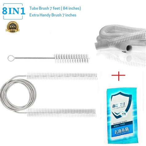 CPAP Cleaning Supplies|CPAP Cleaner and Sanitizer with Premium Universal CPAP Tubing Hose 96 ...