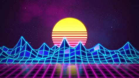 ArtStation - Synthwave – Neon 80’s – Background