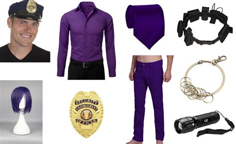 Purple Security Guard Hat Roblox - Combos Com O Personagem Mob Do Jogo Animex Roblox