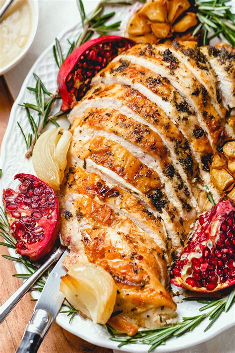 Roasted Turkey Breast Recipe with Garlic Herb Butter – How to Roast a Turkey Breast — Eatwell101