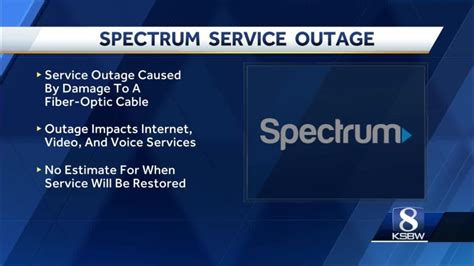 Spectrum service outage impacts customers on Central Coast