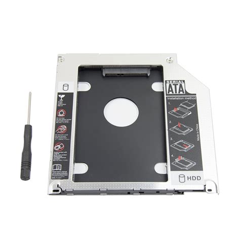 SSD HDD Caddy 9.5mm Aluminum 2nd Hard Disk Drive Caddy Case | AYOUB COMPUTERS