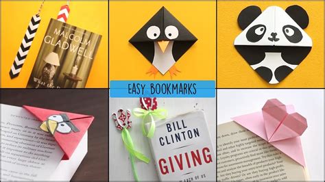 6 Easy DIY Bookmarks | Bookmarks with Paper | Paper Craft - Crafts Road