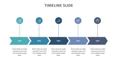 Timeline Slide Template Free