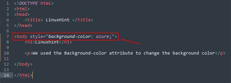 How to Change Background Color in HTML