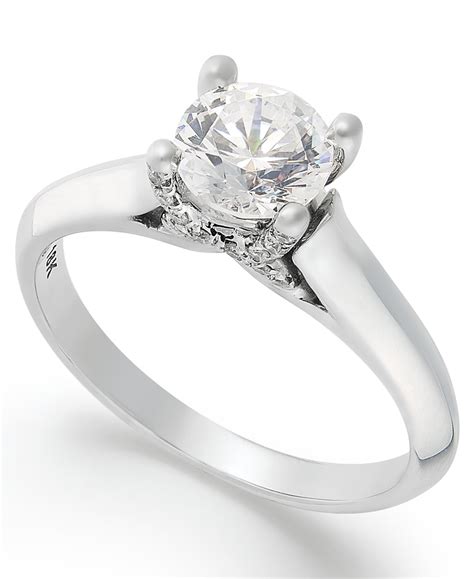 White Gold Solitaire Engagement Ring