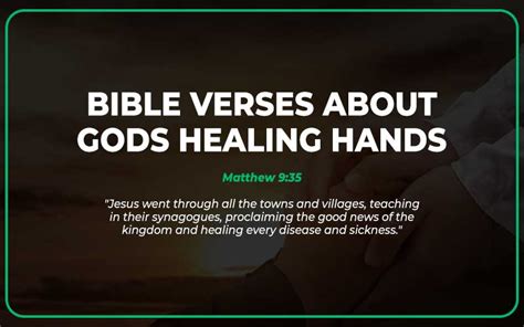 21 Bible Verses About Gods Healing Hands (With Commentary) - Scripture Savvy