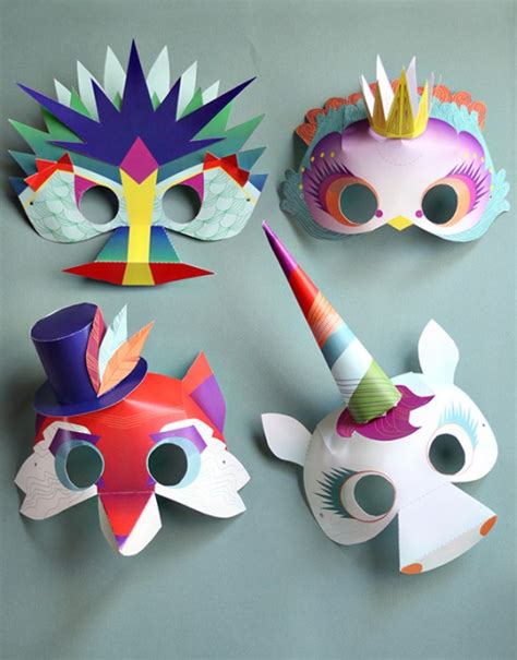 12 FUN AND CREATIVE DIY MASKS FOR KIDS