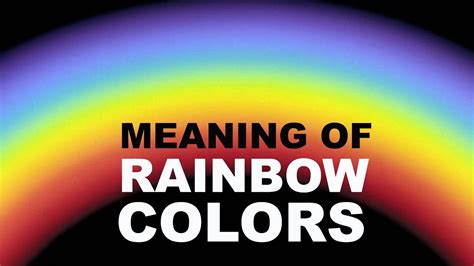 What does each color of the rainbow mean in hindi – The Meaning Of Color