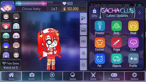 Circus Baby Gacha Club Outfits - Draw-ever