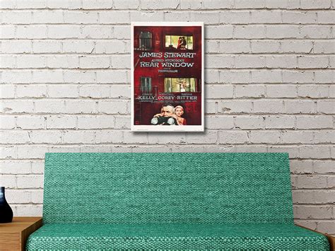 Rear Window Movie Poster Framed Art Print | Blue Horizon Prints