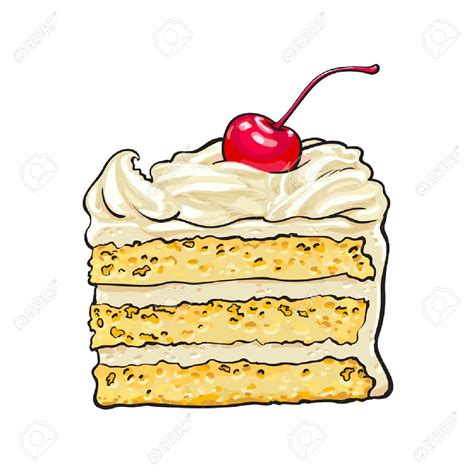 Slice Of Cake Drawing at GetDrawings | Free download