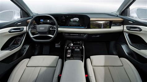 2025 Audi Q6 E-Tron Interior Revealed With Front Passenger Display