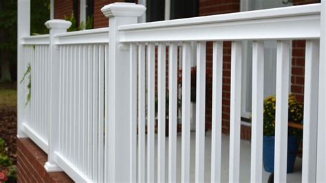 Vinyl Railing Installation : Vinyl Railing Kit with Colonial Balusters | American ... - The ...