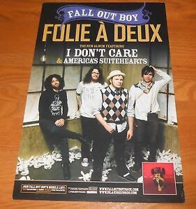 Fall Out Boy Folie A’ Deux Poster Original 2-Sided Promo 17x11 | eBay