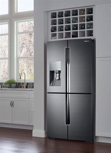 Questions and Answers: Samsung 28.1 Cu. Ft. 4-Door Flex French Door Fingerprint Resistant ...