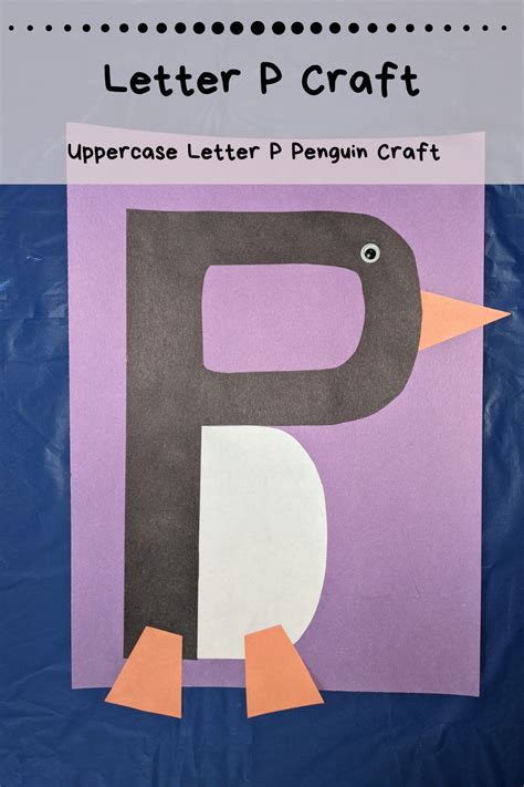 Uppercase Letter P Craft for Preschool - Home With Hollie